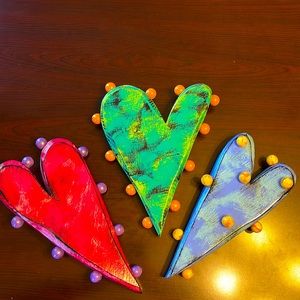 Blue & Yellow Green & Orange Red & Purple Wall Art by Tra Art Studio